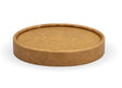 250ML / 8OZ BIOBOWL KRAFT PAPER LID - Cafe Supply