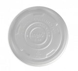 250ML / 8OZ BIOBOWL PLA WHITE LID - Cafe Supply