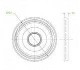 250ML / 8OZ BIOBOWL PP LID - Cafe Supply