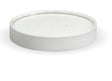 250ML / 8OZ BIOBOWL WHITE PAPER LID - Cafe Supply