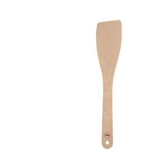 T&G Curved Spatula Beech 300Mm (6) - Cafe Supply