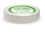 25CM / 10" WHITE BIOPLATES - 50PK - Cafe Supply