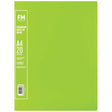 FM A4 Premium Display Book 20 Pocket Lime Green - Cafe Supply