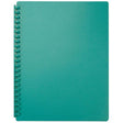 FM Display Book A4 Green Refillable 20 Pocket - Cafe Supply