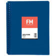 FM Display Book Blue Insert Cover 20 Pocket Refillable - Cafe Supply