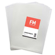 FM Pocket L Shape Clear A4 Clear 12 Pack Hangsell - Cafe Supply