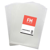 FM Pocket L Shape Clear A4 Clear 12 Pack Hangsell - Cafe Supply