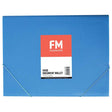 FM Document Wallet Vivid Ice Blue A4 - Cafe Supply