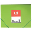 FM Document Wallet Vivid Lime Green A4 - Cafe Supply