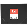 FM Document Wallet Vivid Cat Black A4 - Cafe Supply