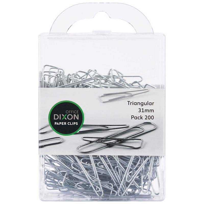 Dixon Paper Clips 31mm Tri Pack 200 - Cafe Supply