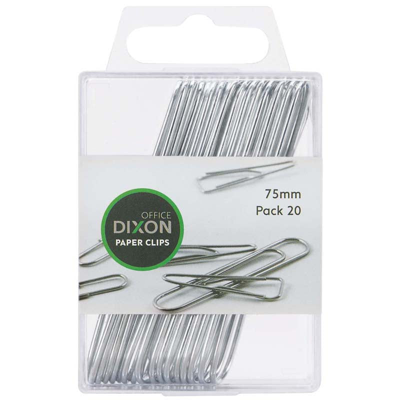 Dixon Paper Clips 75mm Pack 20 - Cafe Supply