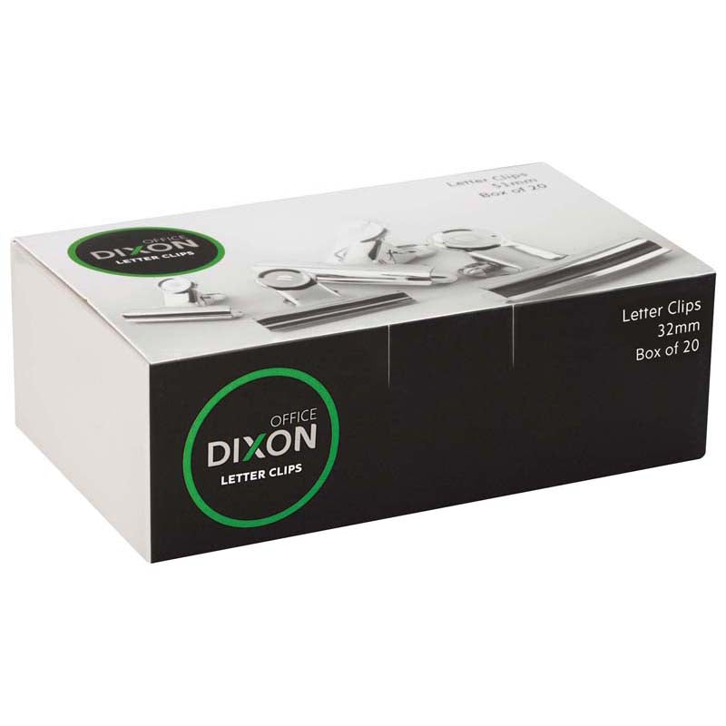 Dixon Letter Clip 32mm - Cafe Supply