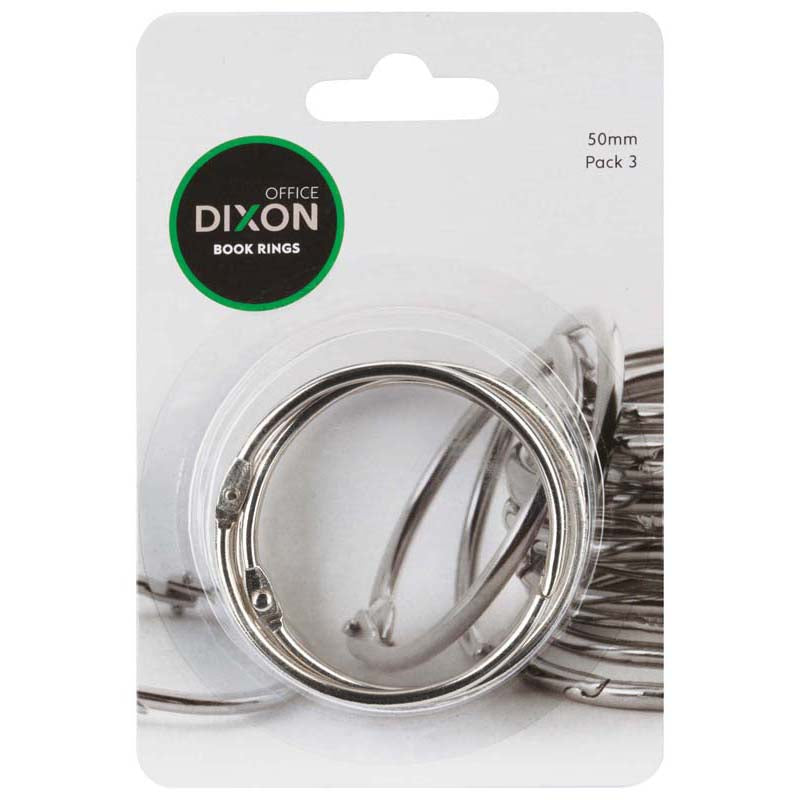 Dixon Book Rings 50mm 3 Pack - Cafe Supply