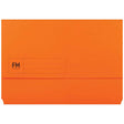 FM Document Wallet Orange Foolscap - Cafe Supply