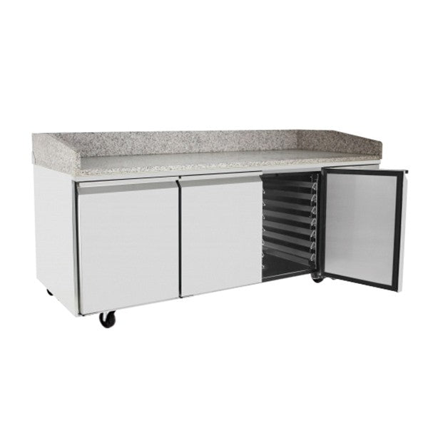 3 DOOR PIZZA TABLE FRIDGE 2010 MM EPF3485 - Cafe Supply