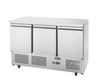 3 DOORS TABLE SALADETTE FRIDGE 1365 MM ESL3851 - Cafe Supply