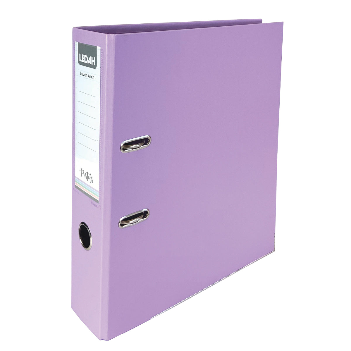 Ledah Pastels Binder Purple A4 Lever Arch - Cafe Supply