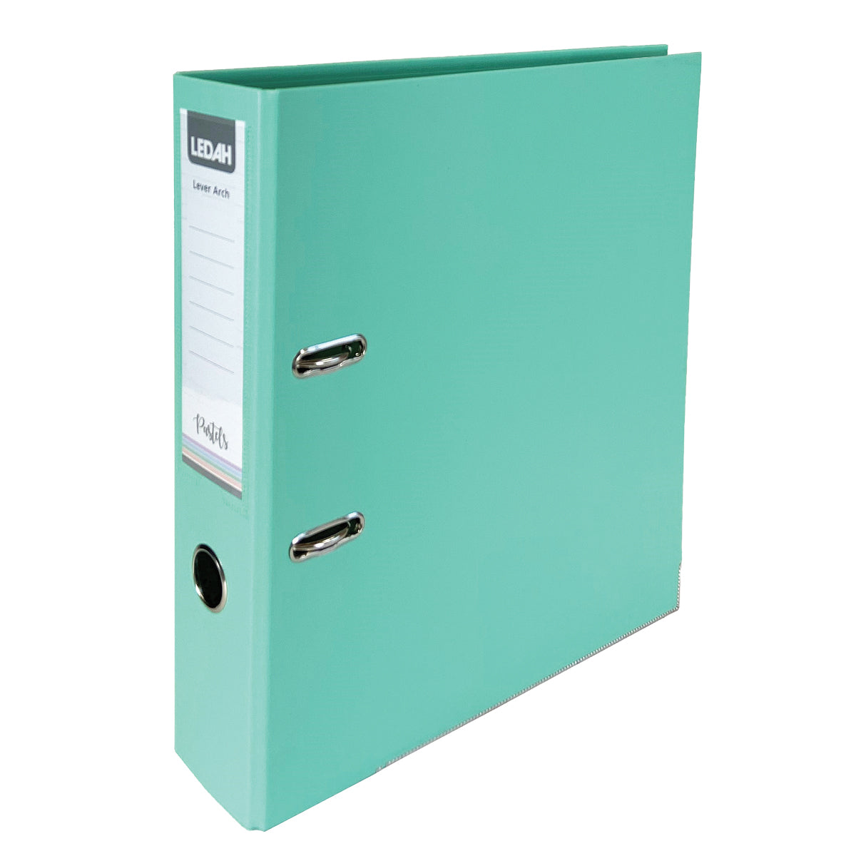 Ledah Pastels Binder Green A4 Lever Arch - Cafe Supply