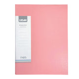 Ledah Pastels Display Book A4 Pink 20 Pocket - Cafe Supply