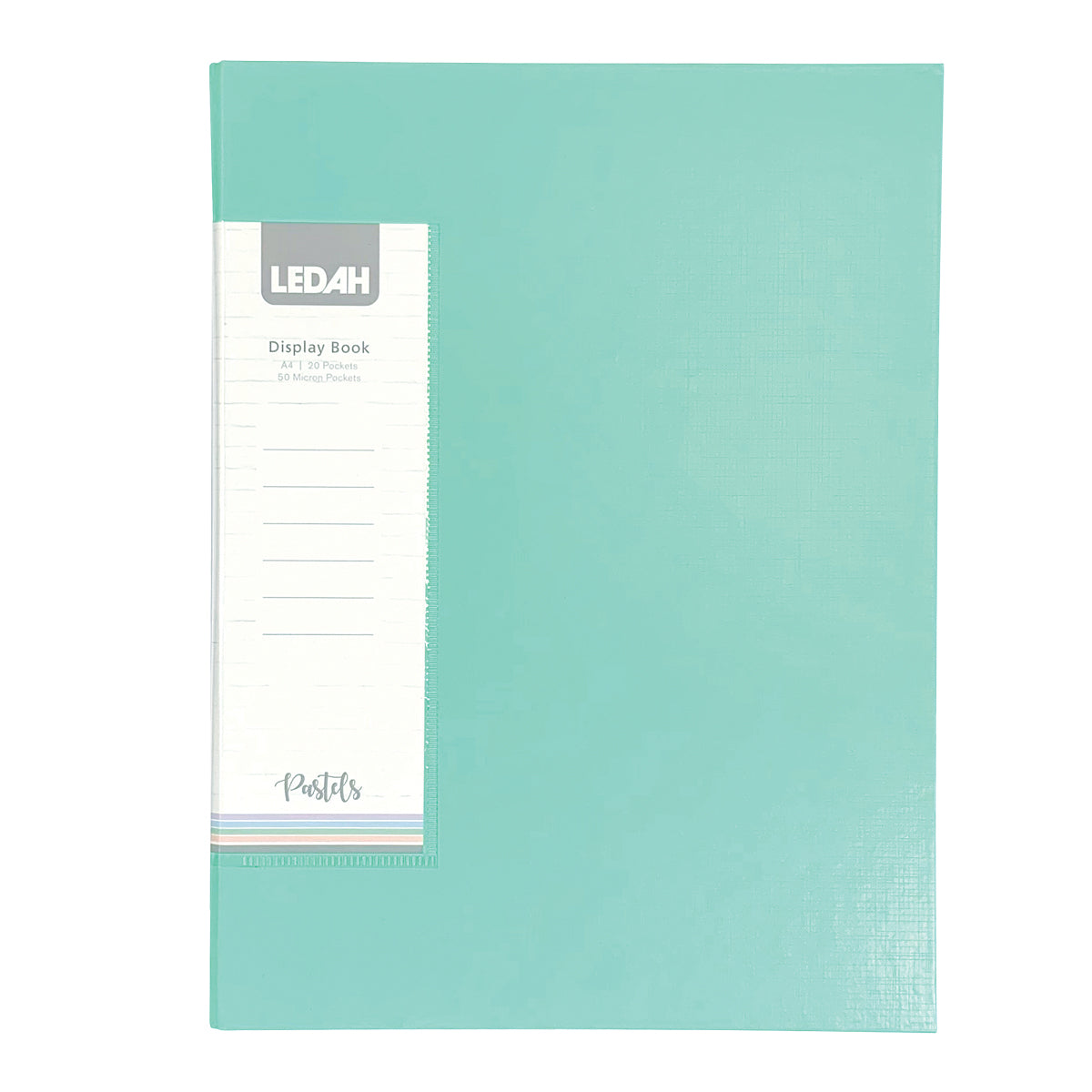 Ledah Pastels Display Book A4 Green 20 Pocket - Cafe Supply