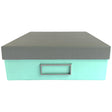 Ledah Pastels Storage Box A4 Green - Cafe Supply