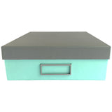 Ledah Pastels Storage Box A4 Green - Cafe Supply