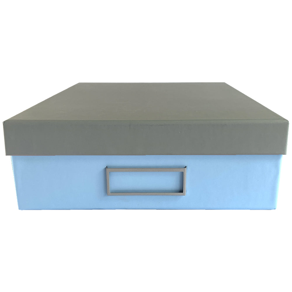 Ledah Pastels Storage Box A4 Blue - Cafe Supply