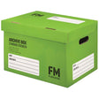 FM Box Archive Green Standard Strength 384x284x262mm Inside Measure - Cafe Supply