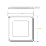 3/4/5 Compartment RPET Takeaway Large Lid - Cafe Supply