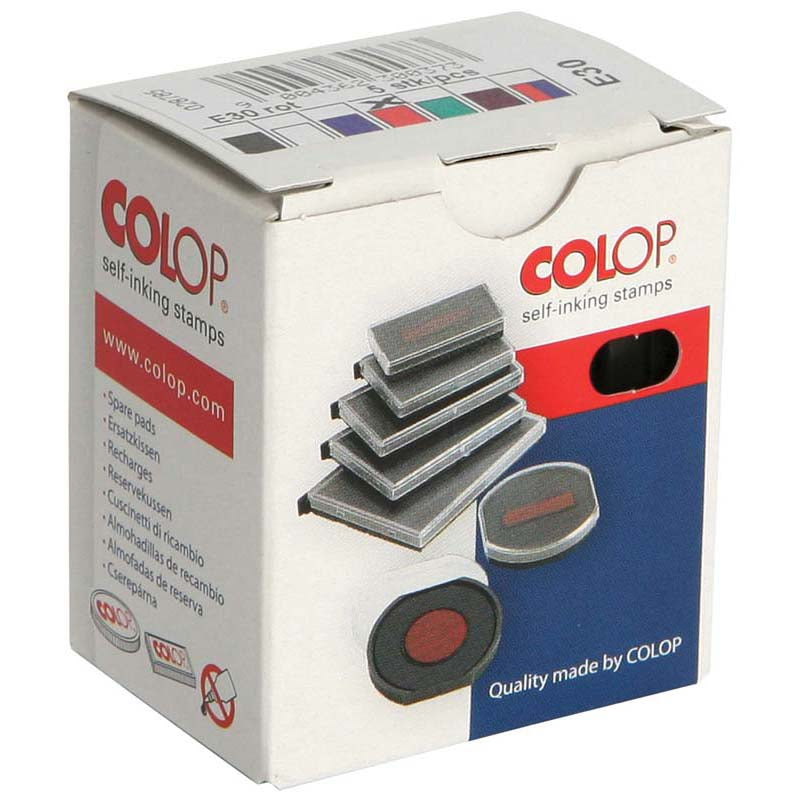 Colop Stamp Pad E30 Red 18x47mm - Cafe Supply