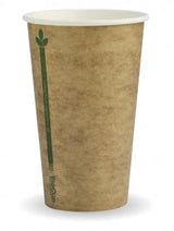 350ML / 12OZ (80MM) KRAFT GREEN LINE SINGLEWALL BIOCUP - Cafe Supply