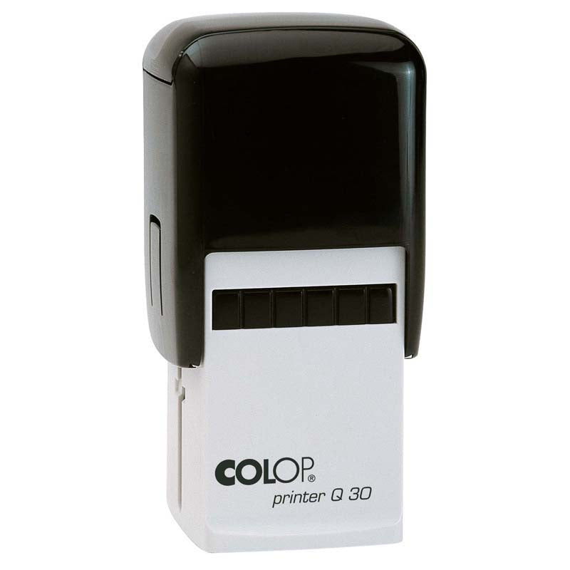 Colop Stamp Printer Q30 Black 31x31mm - Cafe Supply