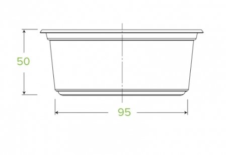 360ML CLEAR BIOBOWL - Cafe Supply