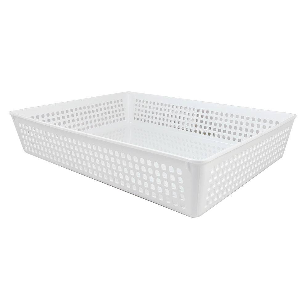 Taurus Large Basket Tray White - Cafe Supply