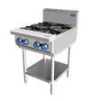 4 BURNER COOK TOP LPG AT80G4B-F-LPG - Cafe Supply