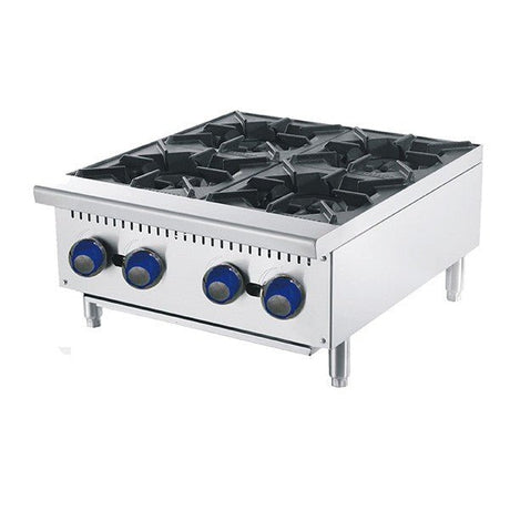 4 BURNER COOK TOPS W610 X D700 X H333 COOKRITE ATHP-24-4-NG - Cafe Supply