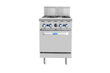 4 BURNERS WITH OVEN LPG AT80G4B-O-LPG - Cafe Supply