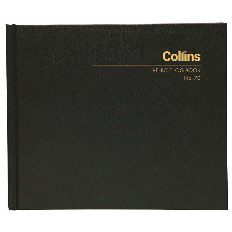 Collins Vehicle Log Book No.70 65 Leaf 136x163mm - Cafe Supply