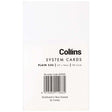 Collins System Card Plain 53U 127x76mm Pack 100 - Cafe Supply