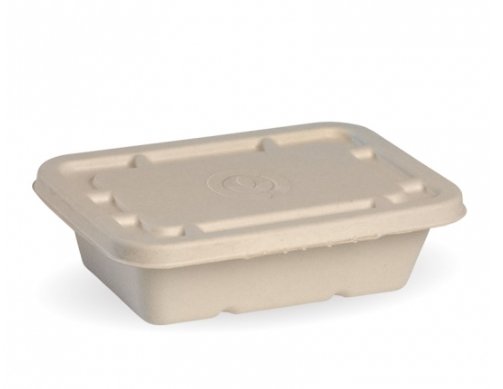 500 & 600ML NATURAL BIOCANE TAKEAWAY BASE LID - Cafe Supply