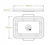 500 & 600ML NATURAL BIOCANE TAKEAWAY BASE LID - Cafe Supply