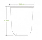 500ML CLEAR TUMBLER BIOCUPS - 20PK - Cafe Supply