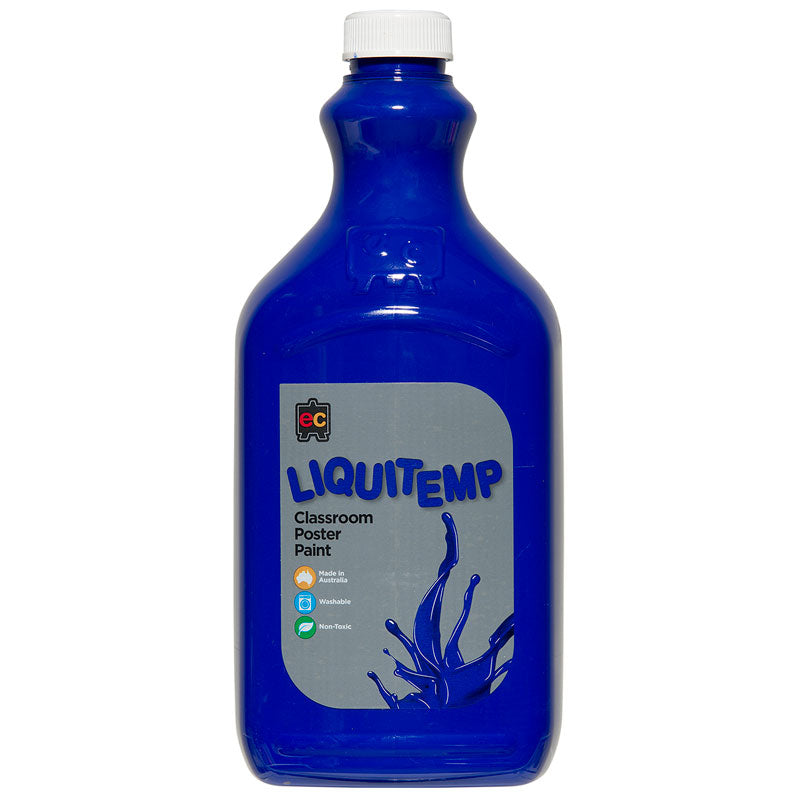 EC Paint Liquitemp Poster 2L Brilliant Blue - Cafe Supply