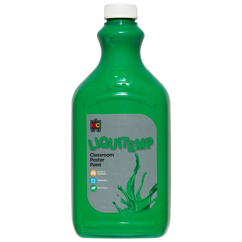 EC Paint Liquitemp Poster 2L Brilliant Green - Cafe Supply