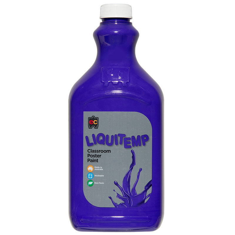 EC Paint Liquitemp Poster 2L Purple - Cafe Supply