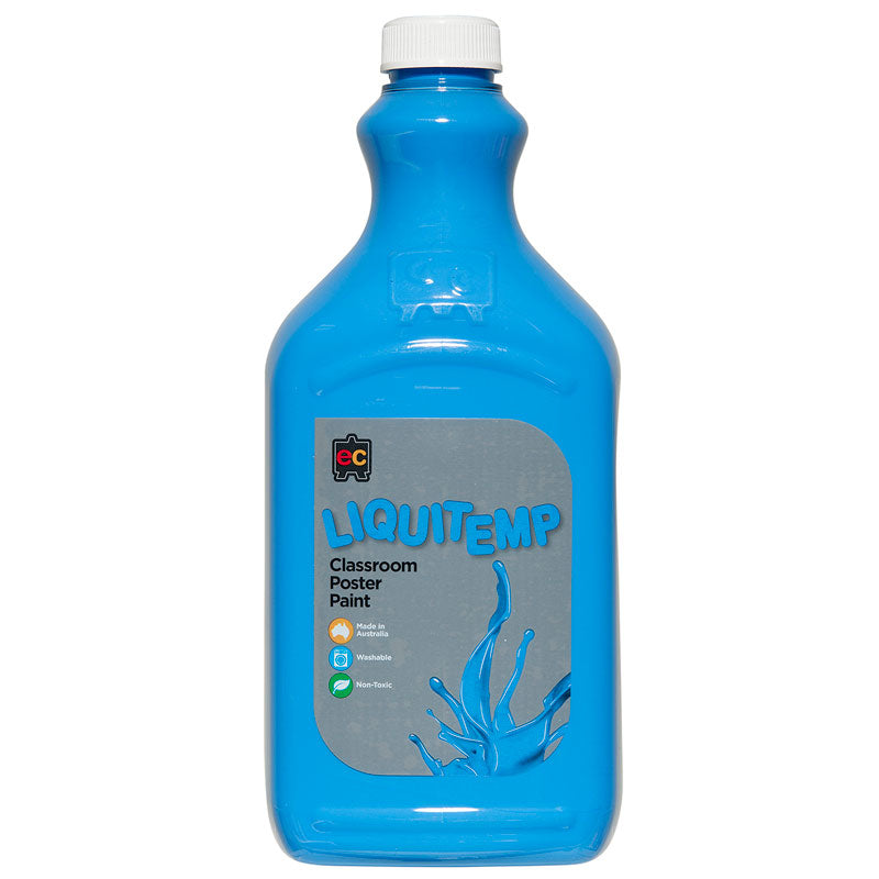 EC Paint Liquitemp Poster 2L Sky Blue - Cafe Supply