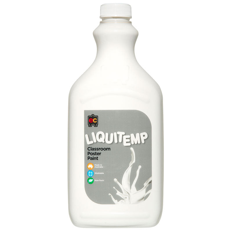 EC Paint Liquitemp Poster 2L White - Cafe Supply