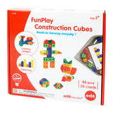 EDX FunPlay Construction Cubes 88 Piece Set - Cafe Supply