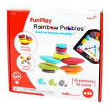 EDX FunPlay Rainbow Pebbles 36 Piece Set - Cafe Supply